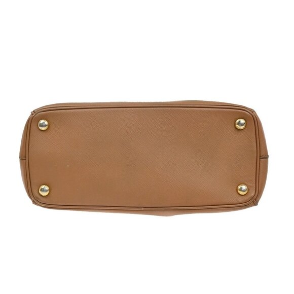 PRADA Logo 2Way Shoulder Hand Bag Saffiano Leather Beige GHW Italy 70EF793 - Picture 6 of 16